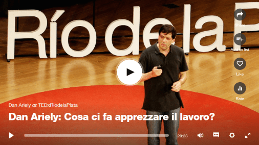 Dan Ariely Cosa ci fa apprezzare il lavoro