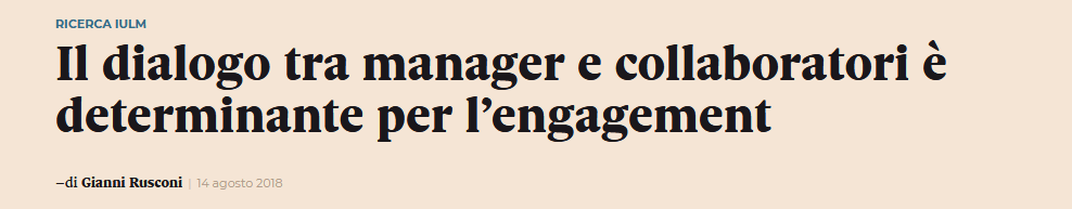 Scrivi dialogo e leggi conflitto. Altrimenti non è&nbsp;dialogo!